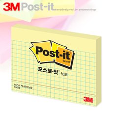 3M포스트잇 657 격자 102x76mm 1패드100매/쓰리엠포스트잇/포스트잍