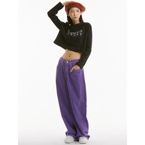 UP-367 와이드 코듀로이팬츠_WIDE CORDUROY PANTS PURPLE