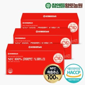 참앤들황토농원 NFC 100갈아만든 토마토즙 100ml x 30포 3박스