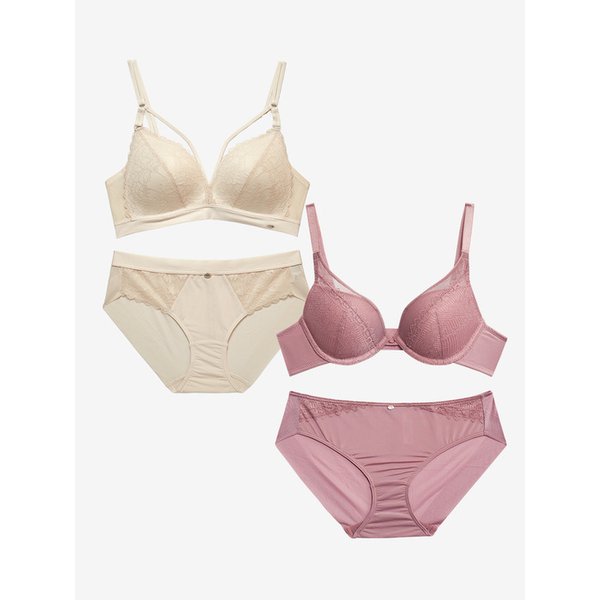 [홀리데이에디션] 브라팬티 4종(브라2+팬티2) 택 1