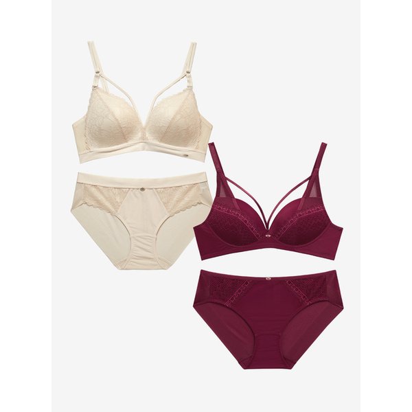 [홀리데이에디션] 브라팬티 4종(브라2+팬티2) 택 1