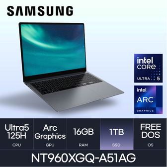 삼성 전자 갤럭시북4 프로 NT960XGQ-A51AG(FREEDOS/SSD1TB/RAM16GB)