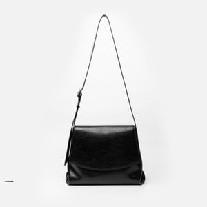 로서울 Mini kiki messenger bag Wrinkled black