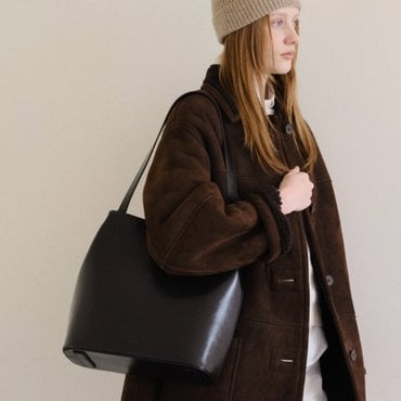 로서울 Large Aline shoulder bag Wrinkled Umber