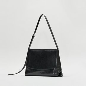 Mini kiki messenger bag Wrinkled black