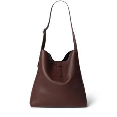 더로우 더 로우 여성 Blake Hobo 럭스 그레인 가죽 토트백 Acajou 80IAIC012 6094475