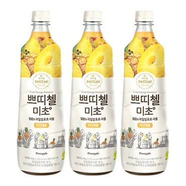 신세계라이브쇼핑 쁘띠첼미초 파인애플 900ML 3개