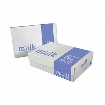  문구완구 밀크 A3 복사용지 A3용지 75g 1250매 1 BOX