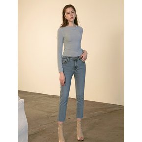 SKINNY R LONG T-SHIRTS_SKY BLUE