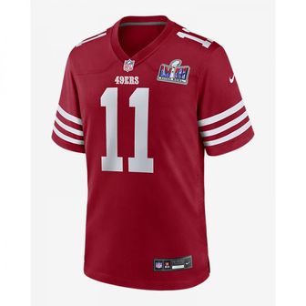 나이키 Brandon Aiyuk 샌프란시스코 49ers 슈퍼 볼 LVIII 맨즈 나이키 나이키 NFL 게임 저지 67NMSAGHF7