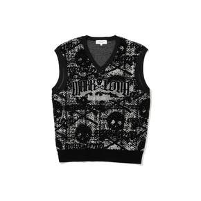 M GN LOGO POINT KNIT VEST 블랙 EVR LS3IV06M BK