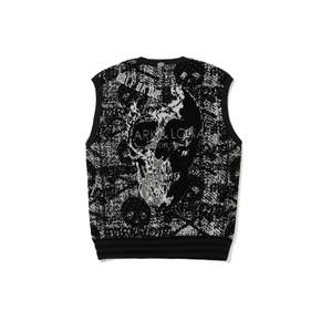 M GN LOGO POINT KNIT VEST 블랙 EVR LS3IV06M BK