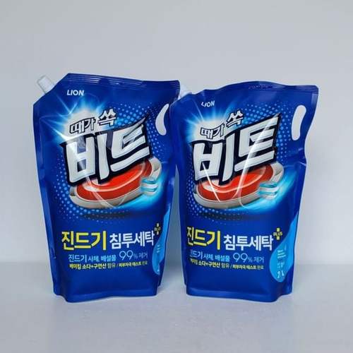 액체세탁세제 파우치형 겸용 대용량세필 2개입세탁세제 리필형
