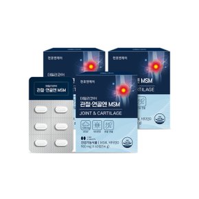 관절연골엔 MSM 900mg 60정 3박스