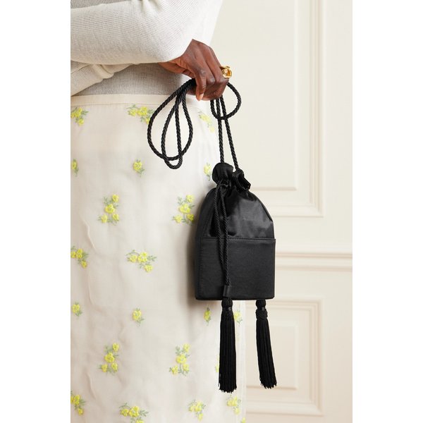 헌팅시즌 롤라 새틴 숄더 백 블랙 1647597317029119