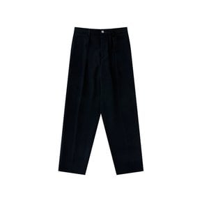 [Easy line] Wool Flannel banding pants (Navy)