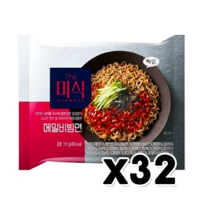 더미식 메밀비빔면 봉지라면 121g x 32개 1박스