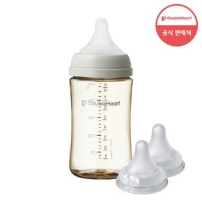 3세대 240ml 모먼트 젖병1개(젖꼭지포함) +젖꼭지2개