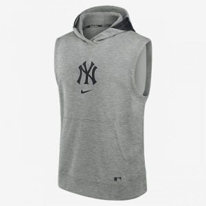 나이키 뉴욕 Yankees 어센틱 Collection Early 워크 Mens 드라이핏 MLB 민소매 풀오버 후드티 01