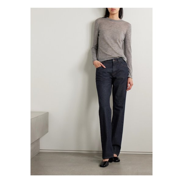 칼릴 미드라이즈 스트레이트 진 다크 데님 46376663162871841