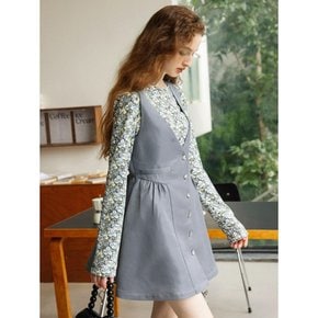 Cest_Heart v-neck vest dress