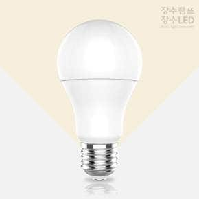 장수램프 LED 벌브 전구 주광색 백열다마 A19 8W E26 X ( 1매입 )