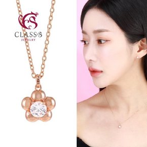 18K 글램작은꽃 기념일 와이프 선물 목걸이