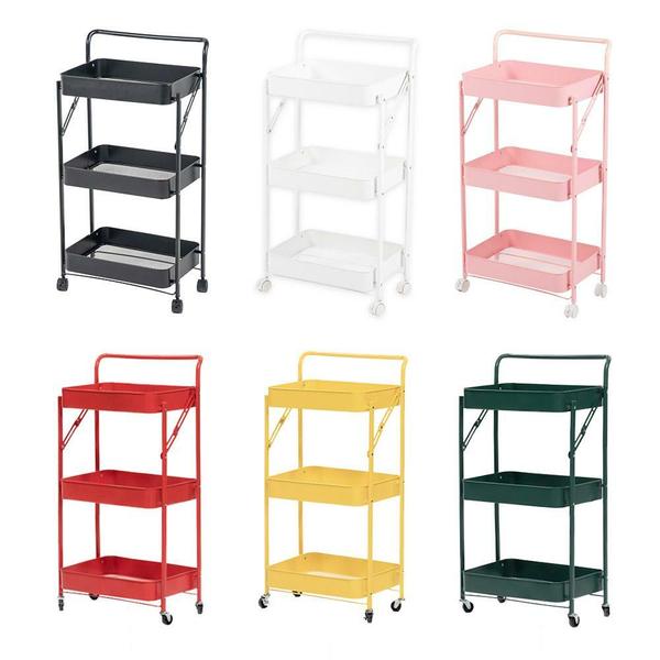 부하우스 3단 접이식 트롤리 1+1세트