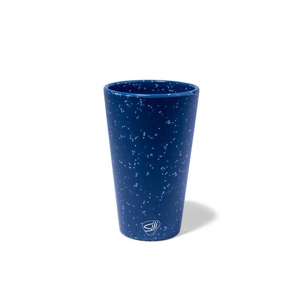 친환경 실리콘 컵 블루 스펙클 16oz