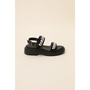 슈콤마보니 DG2AM24026BLK Jewelry sandal(black)