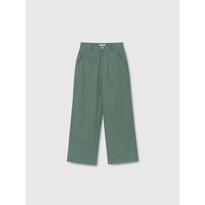 WIDE CHINO PANTS_GREEN