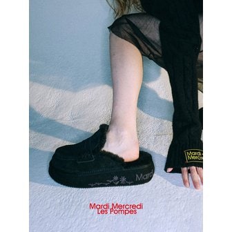 마르디 메크르디 레폼프 BEAUTE SLIPPER_BLACK