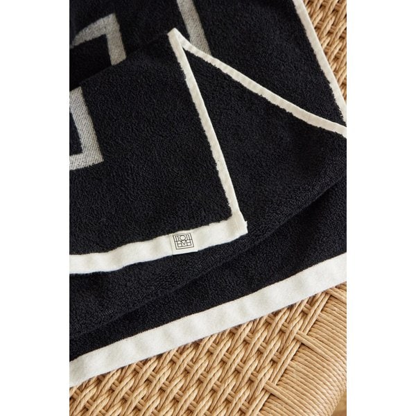 모노그램 자카드 코튼 테리 비치 타월 46376663163076709