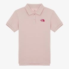 [노스페이스 공식] NT7PR40B 여성 선데일 반팔 폴로_PALE PINK