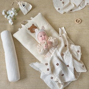모데즈 자수 휴대용 아기침대 (디자인선택)