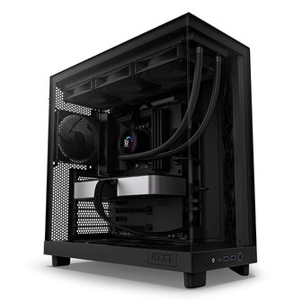 아이코다 NZXT H6 Flow 미들타워 케이스 Matte Black