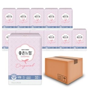 좋은느낌 에어핏쿠션 슬림 날개 대형 32px12팩(1BOX)