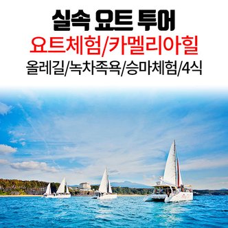  제주 김포/부산출발 실속 제주여행 요트투어 -카멜리아힐/송악산올레길/녹차족욕/승마/4식/관광호텔