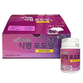 죽염 식염포도당 70정 x 12개 건강관리 건강식품 더위예방 탈수예방 비타민함유