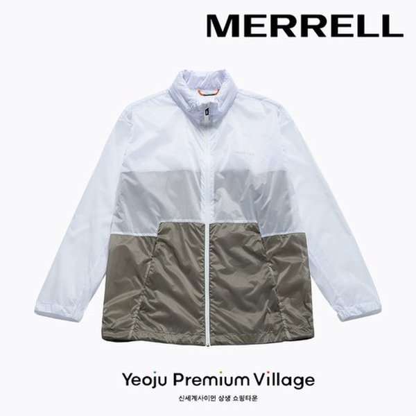 [여주점] 남성용 트레일 블럭 초경량 바람막이 자켓 M24M2-MJK301WHT [e]