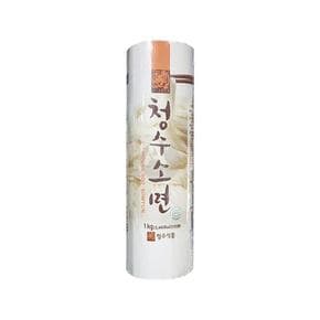 청수식품 청수소면 1kg 잔치국수 비빔 국수소면 (S29535236)