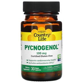 미국직구 Country Life 컨트리라이프 피크노제놀 100mg Pycnogenol 30캡슐