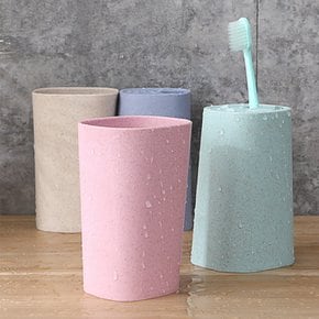 화장실 거꾸로 칫솔꽂이 양치컵
