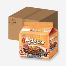 팔도 봉지 라면 일품 삼선짜장 120g 32개 1box