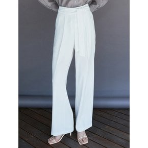 OU633 loosy long slacks  (off white)