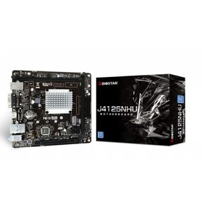 Biostar Intel Celeron J4125 탑재 온보드 마더보드 Mini-ITX 사이즈 [ J4125NHU ] 블랙