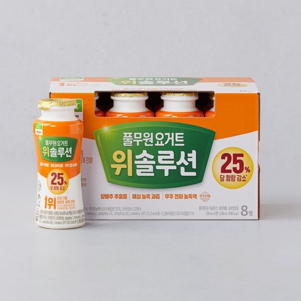 풀무원다논 위솔루션 130ml 8입