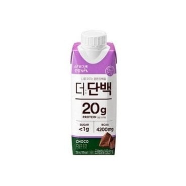 빙그레 tft 더단백 프로틴 드링크 초코 250ml x 18개