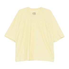 [해외배송] 이세이미야케 옴므플리세 박시 반팔 티셔츠 HP58JK32050LIGHTY YELLOW