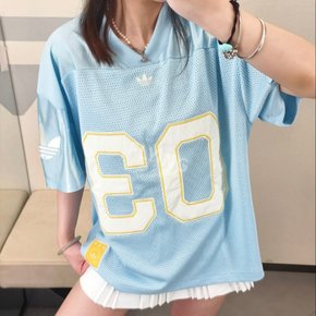풋볼 메쉬 져지 반팔 스카이 블루 남성용 티셔츠 KU3878